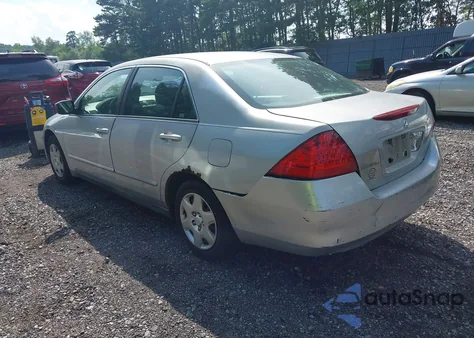 2007 Honda Accord 2.4 Lx из США, поврежденный, VIN 1HGCM56477A227992